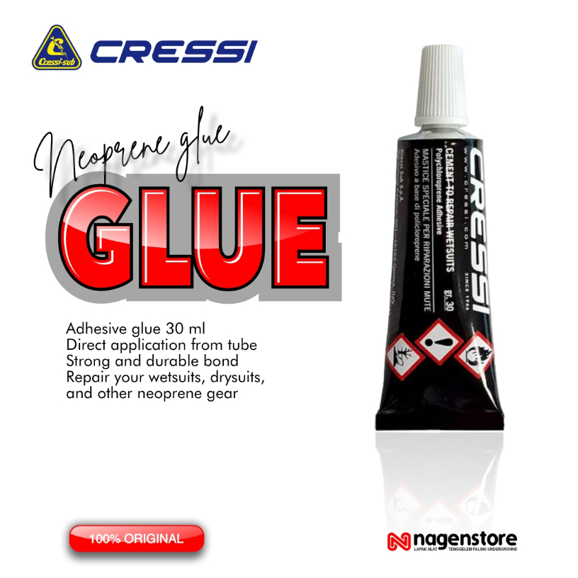 Lem CRESS Lem Wetsuit Cressi Glue Neoprene Lem Baju Selam Wetsuit