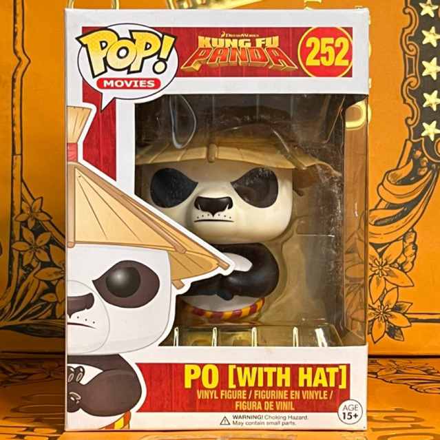 Funko Pop Movies: Kung Fu Panda - Po with Hat #252