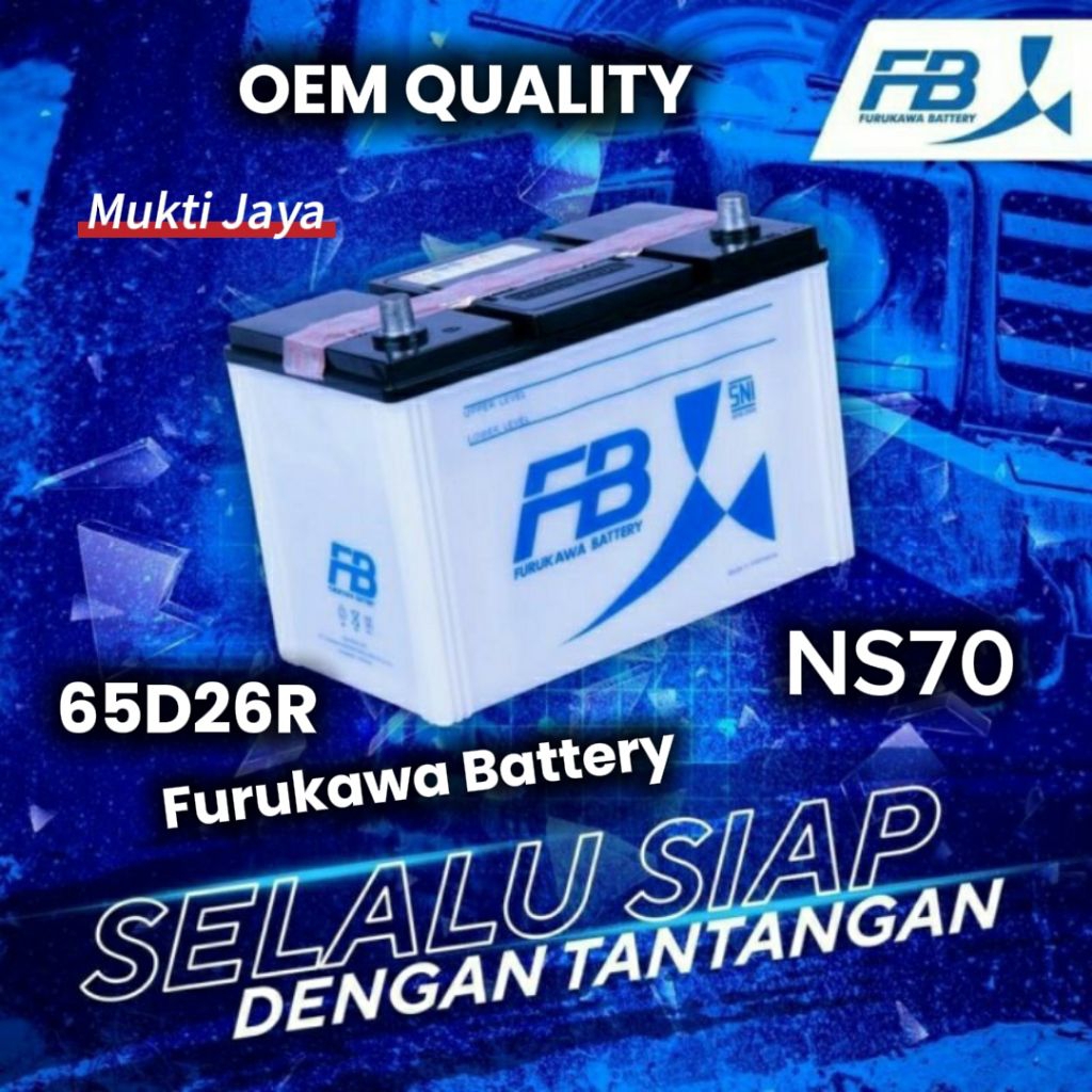 Aki Basah FB NS70 Furukawa Battery 65D26R (12V-65ah