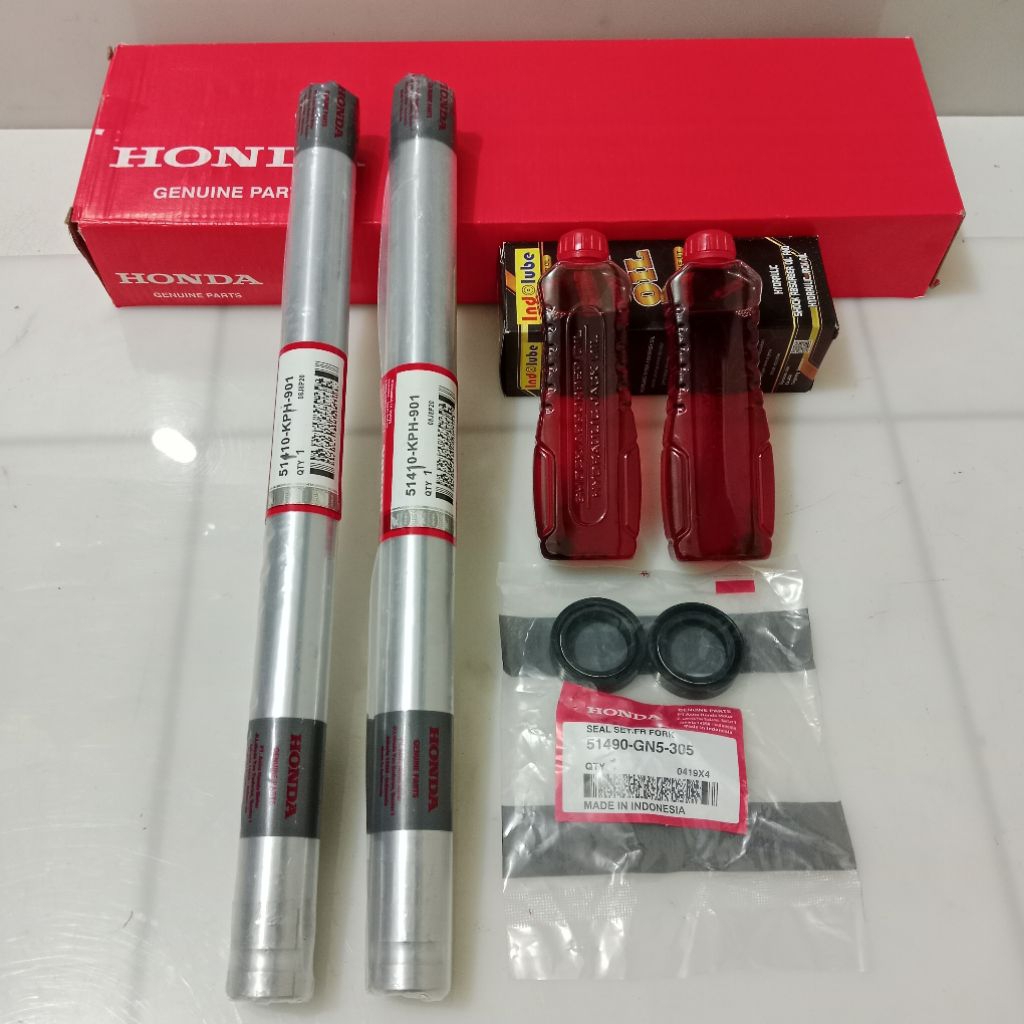 AS SHOCK DEPAN + SIL + OLI HONDA SUPRA X 125 R SUPRA X 125 KARBU SEPASANG KPH ORI