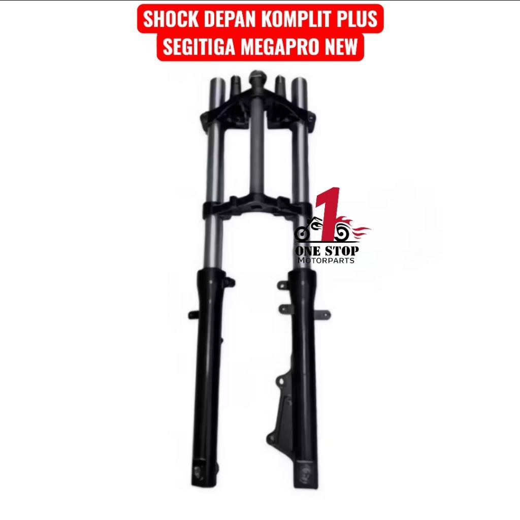 SHOK SHOCK DEPAN KOMPLIT PLUS SEGITIGA MEGAPRO NEW