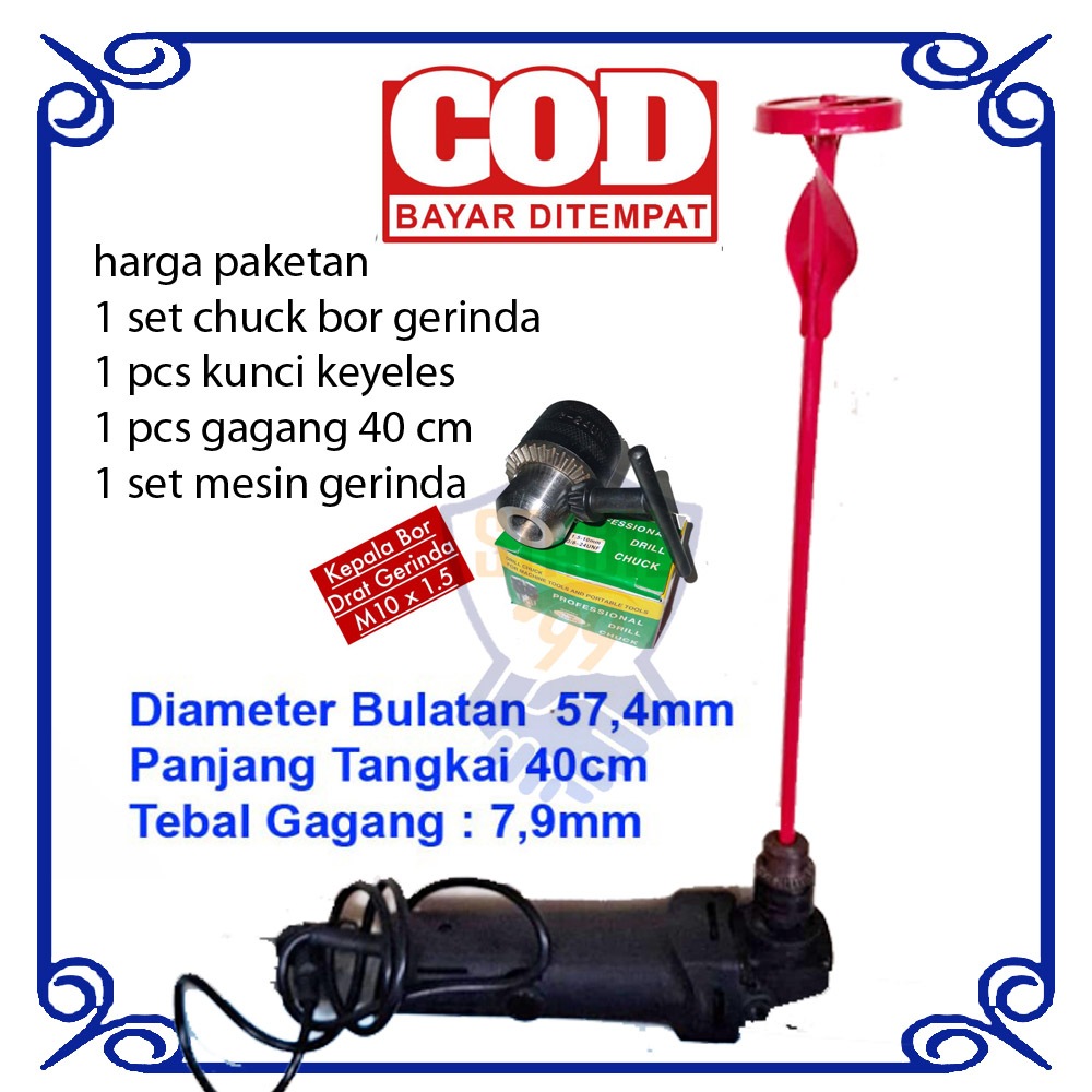 mesin gerinda listrik mixer mixer pengaduk adonan kue mixer cat semen sabun serbaguna es doger