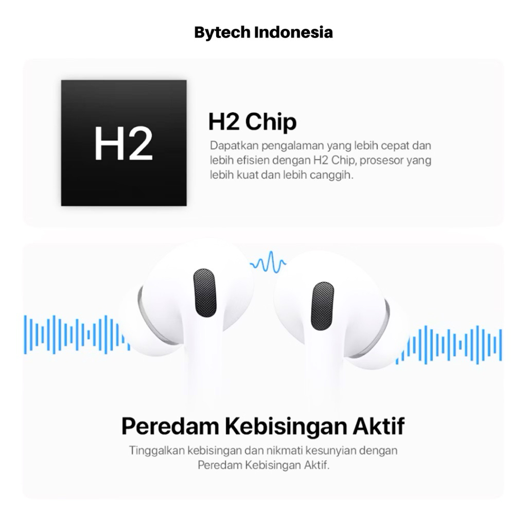 TERBARU [BEST SELLER] BYTECH TWS Pro 2 Wireless Earphone Bluetooth + Free Premium Silicone Softcase