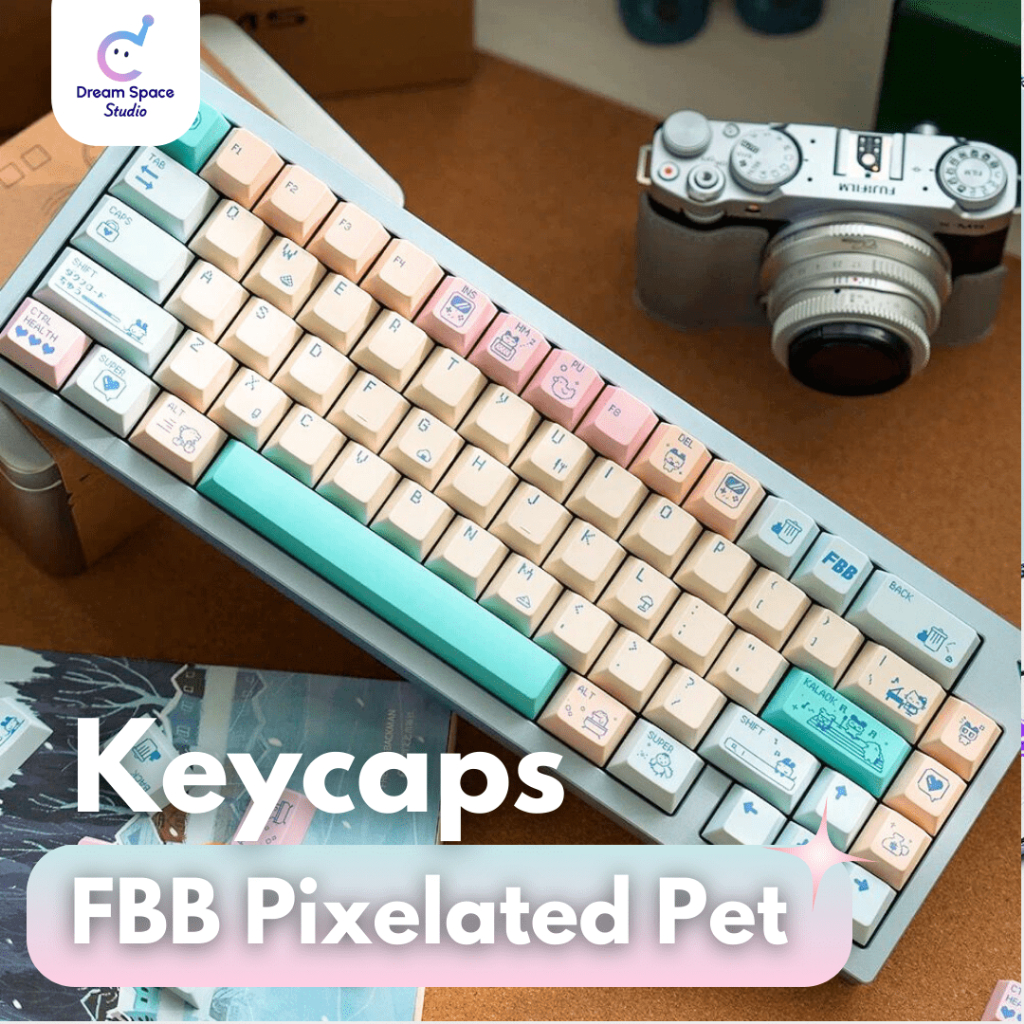 Dreamspace Studio FBB Pixelated Pet Keycaps