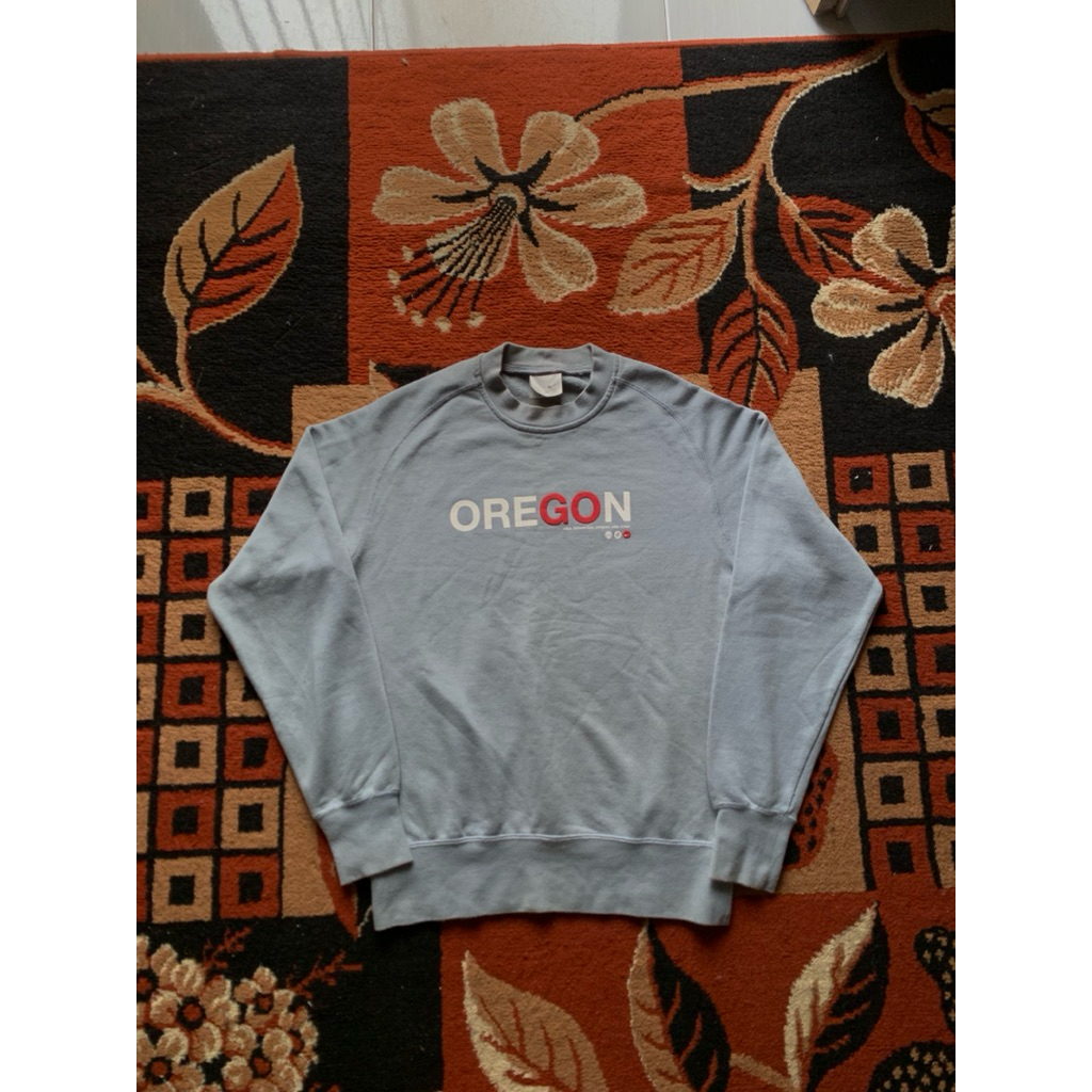 crewneck nike oregon vintage