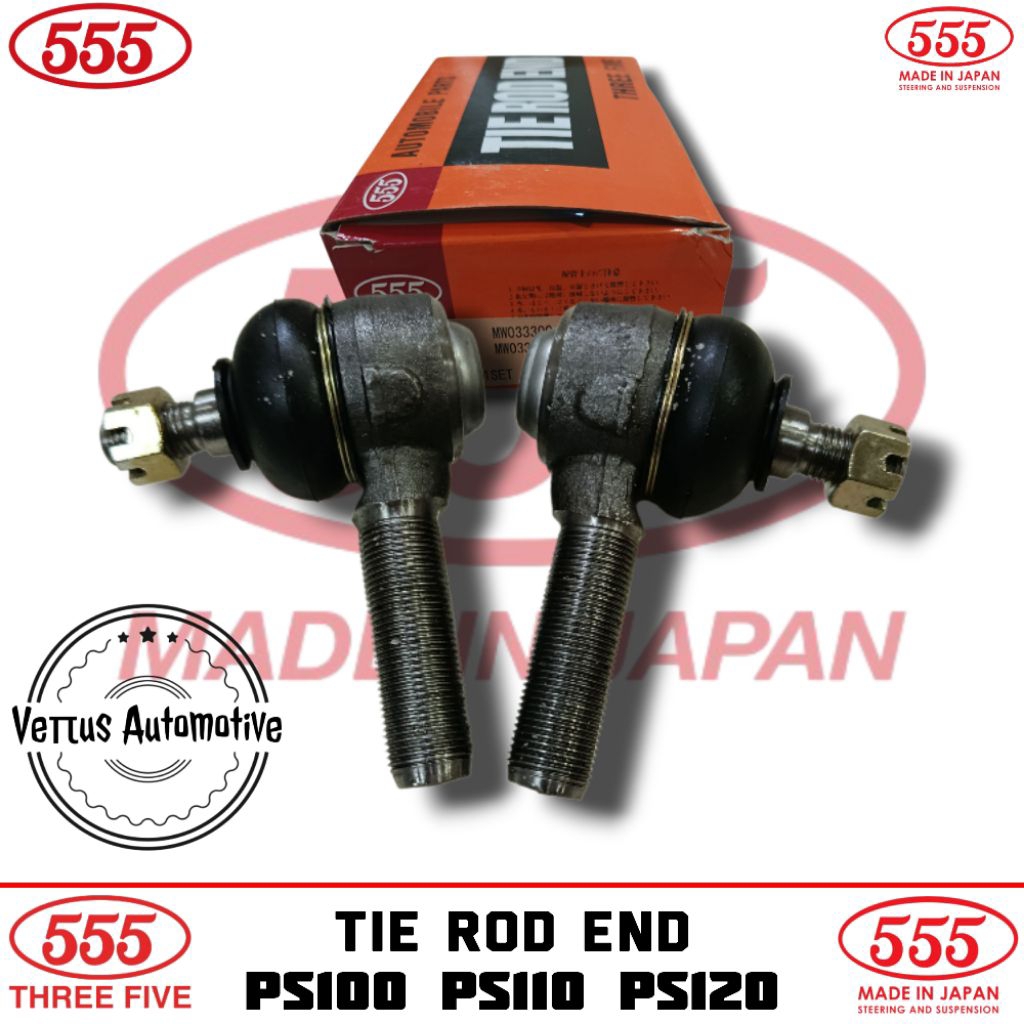 TIE ROD END PS100 PS110 PS120 555 JAPAN - TEROD PS100 PS110 PS120 ( PENDEK ) 555 JAPAN ORIGINAL