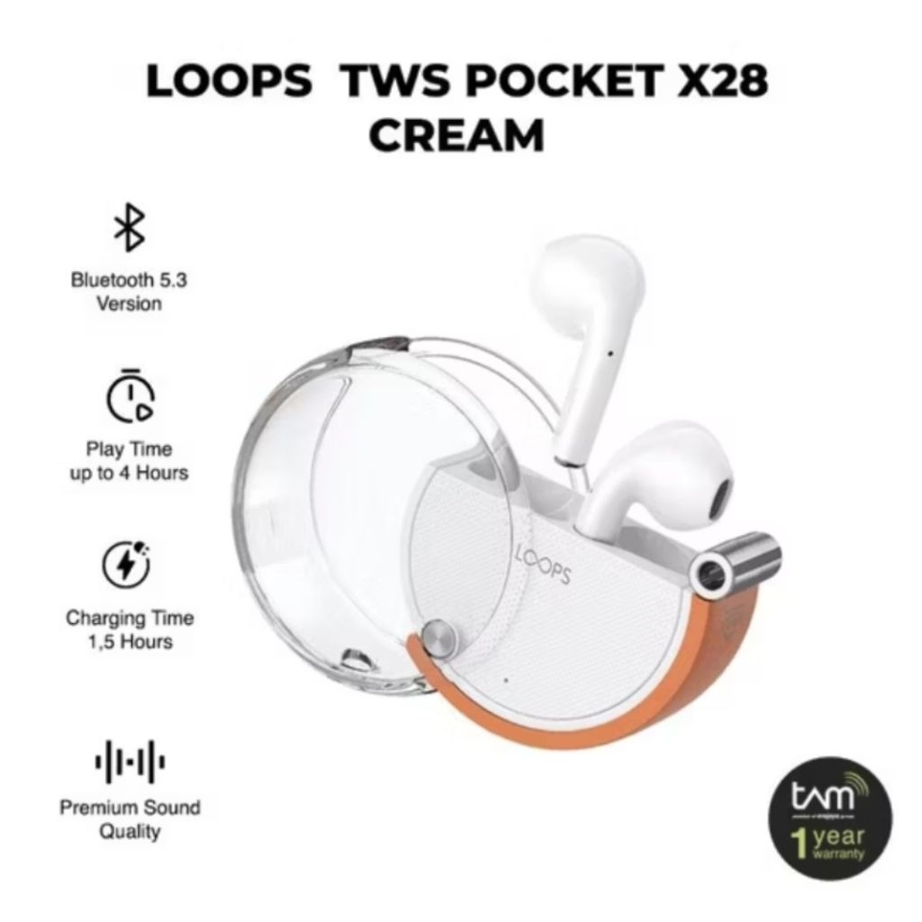 Loops tws bluetooth x28