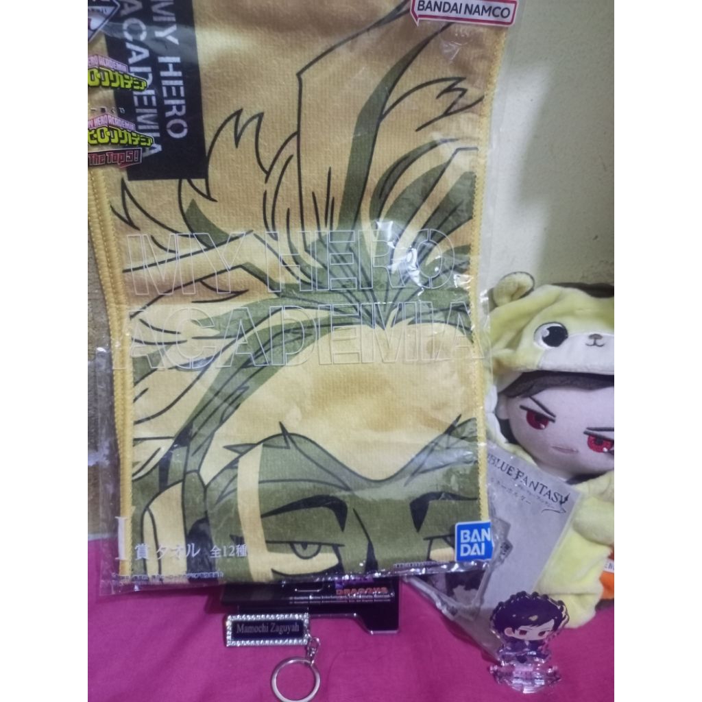 My Hero Academia Ichiban Kuji ~Totsunyu~ Hadiah K Handuk Aizawa Shota & Hawk
