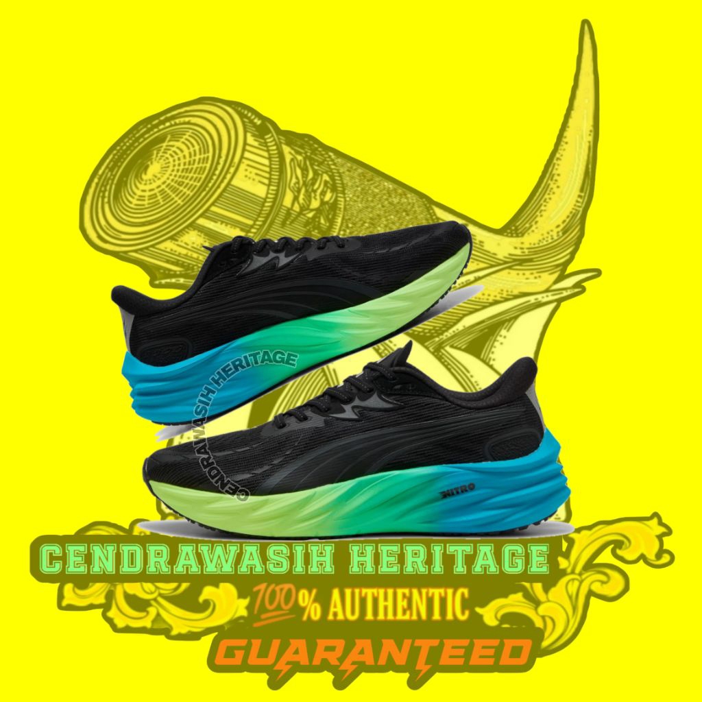 Puma Velocity Nitro 4 Black Speed Blue Original