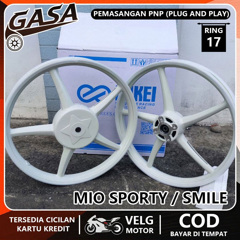 VELG BIKINGBOY PALANG Sanca RING 17 Untuk Mio Sporty / Smile / Soul / Fino / J / GT / X-Ride 115 Kar