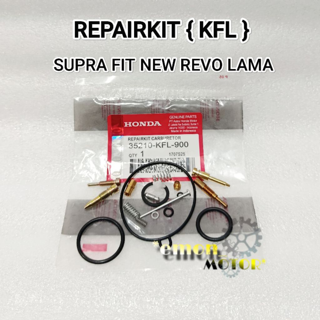 REPARKIT KARBU { KFL } SUPRA FIT NEW REVO LAMA REPAIRKIT KARBURATOR DALEMAN KARBU HIGH QUALITY