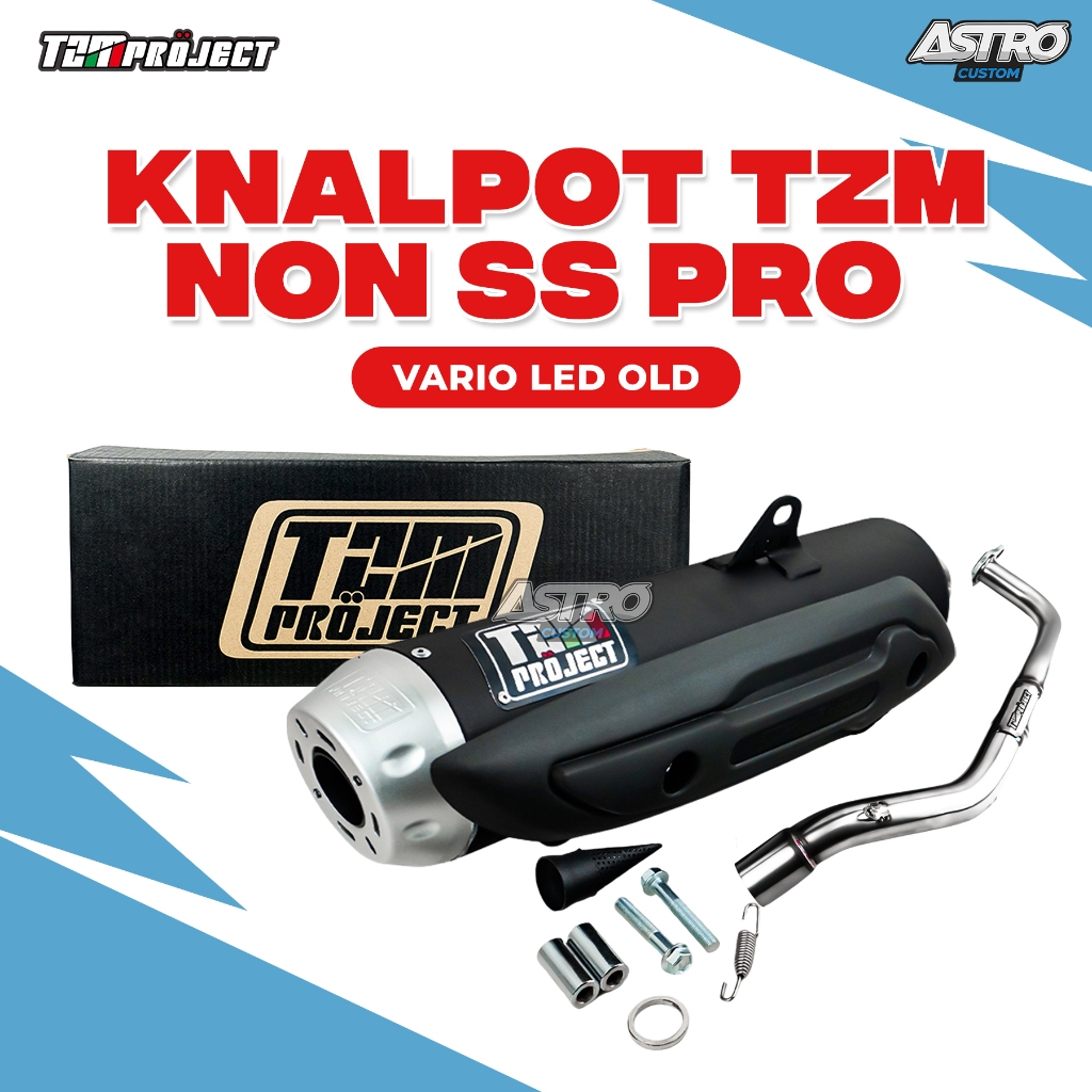 Knalpot TZM BeaT Deluxe Scoopy FI ESP GENIO Vario 125 160 Aerox Lexi NMAX NON SS PRO Kenalpot Racing