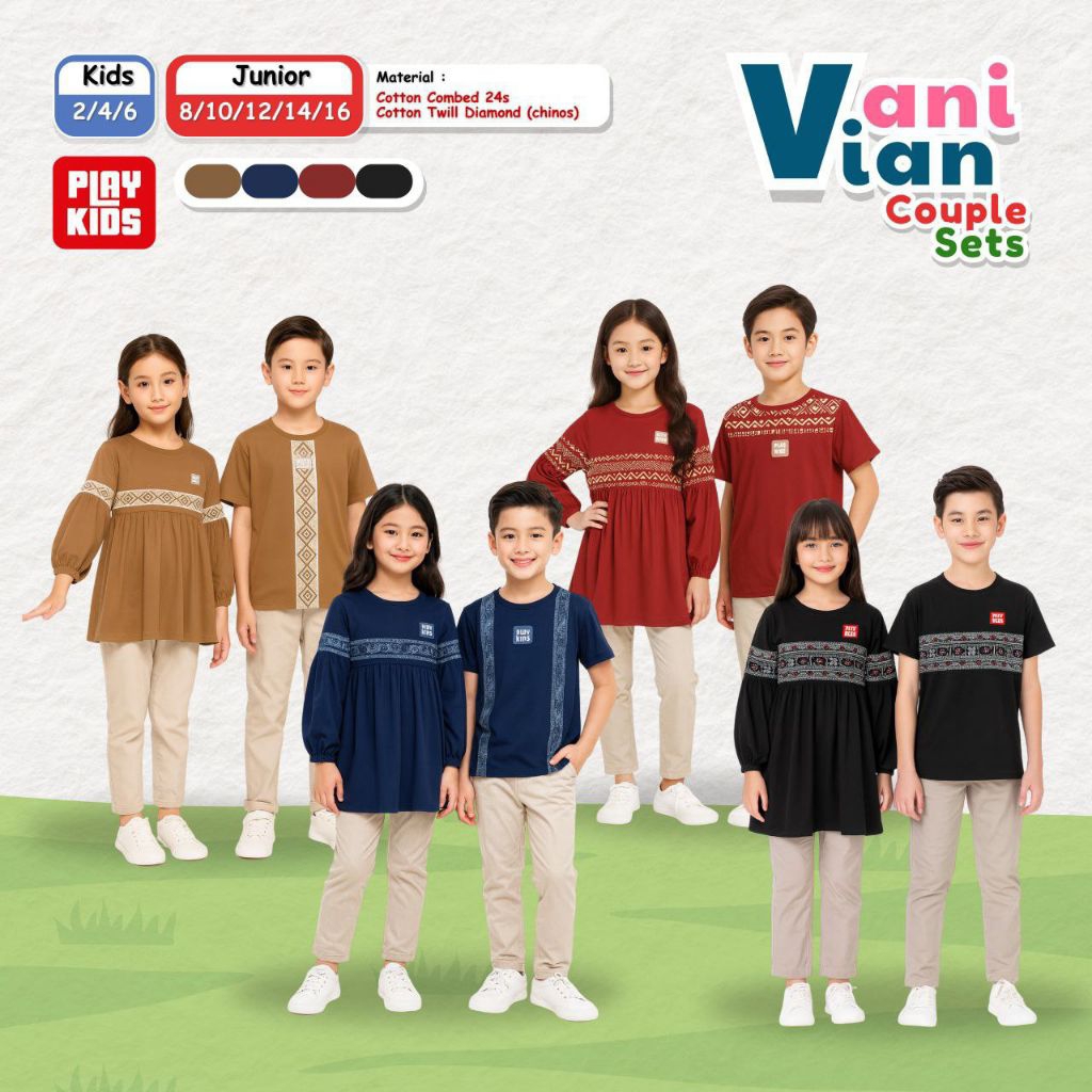 PO ‼️ Pre Order l VANI VIAN COUPLE SET by PLAY KIDS