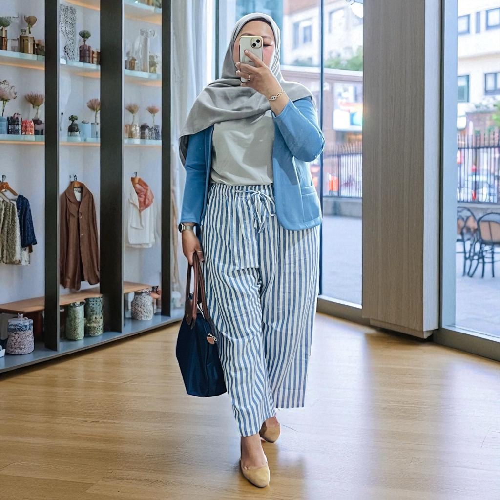 Mrscahya | Celana Kulot Linen | Kulot Adem | Kulot Jumbo