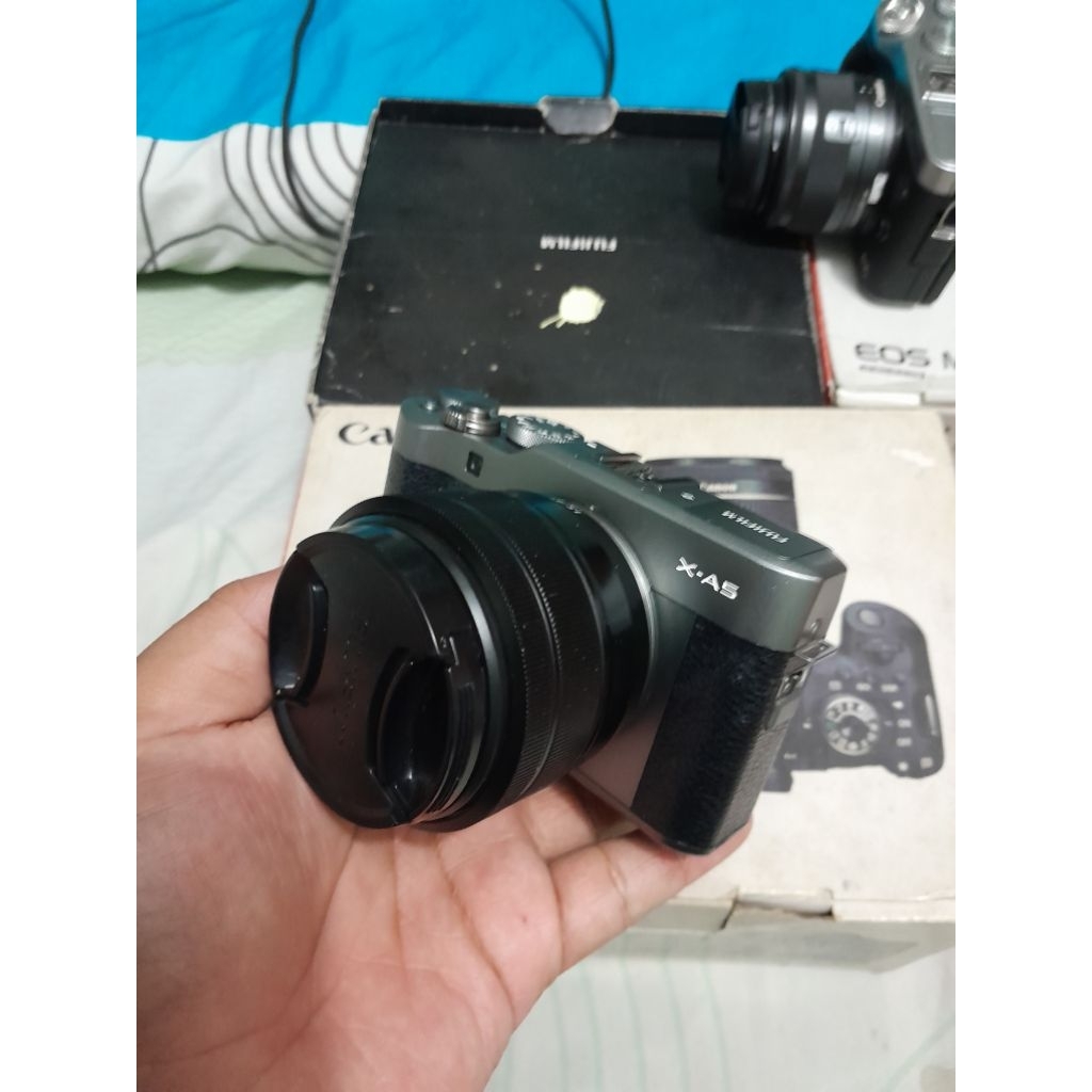 fuji film Xa5 lensa kit fullset box