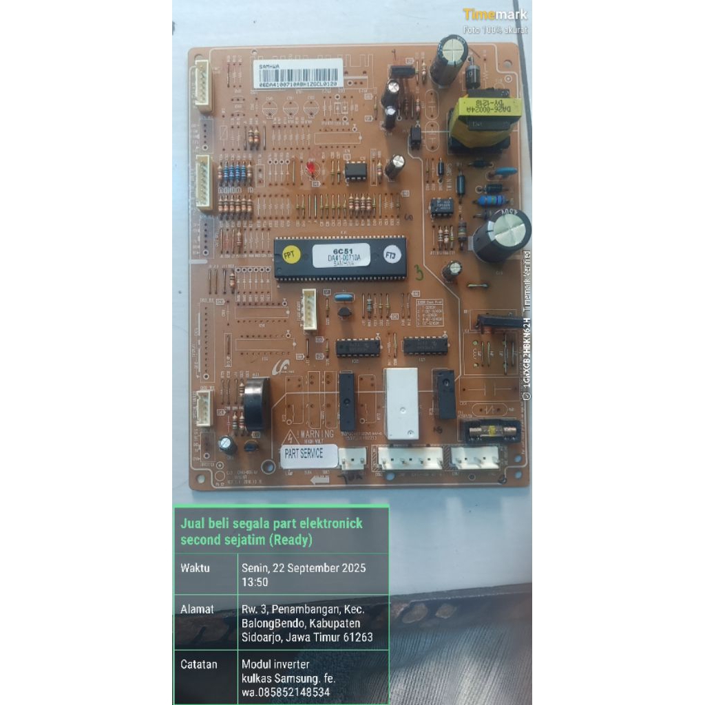 modul inverter kulkas samsung