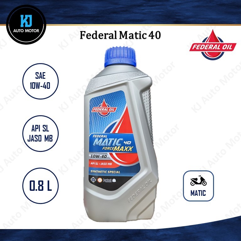Oli Motor Federal Matic 40 0.8L (800mL) 10W-40