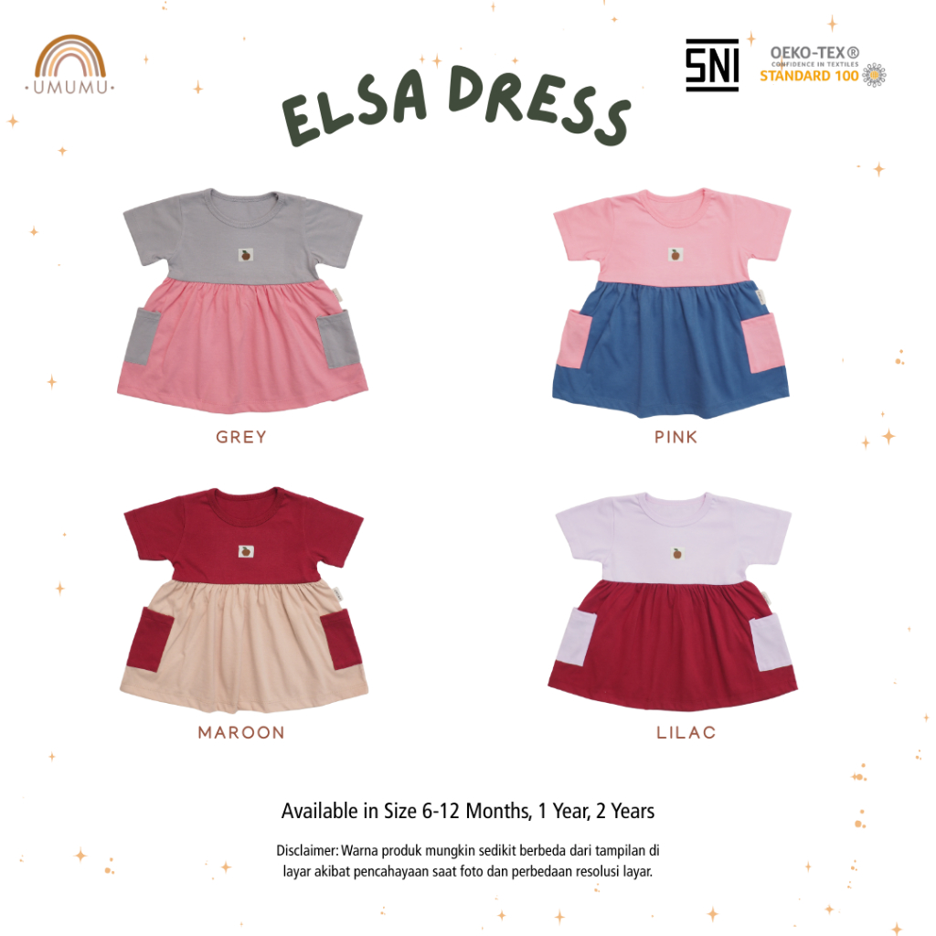 UMUMU Elsa Dress - Dress Anak Perempuan