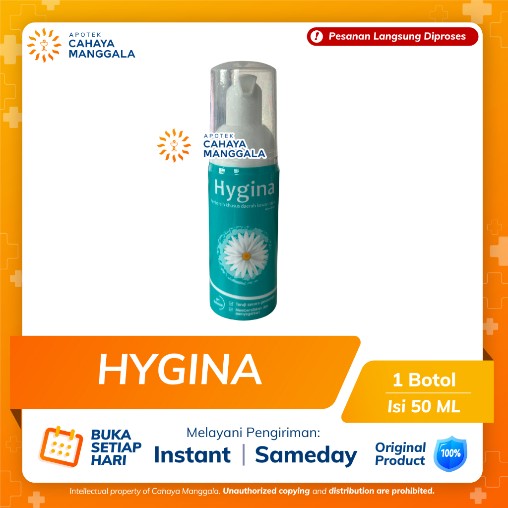 HYGINA PEMBERSIH KEWANITAAN 50 ML