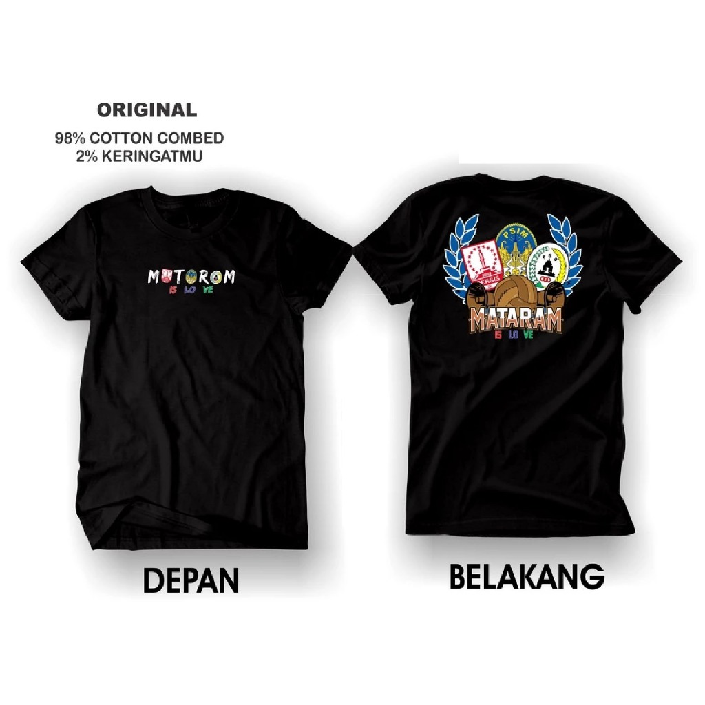 KAOS MATARAM IS LOVE JOGLO SEMAR PERSIS SOLO PSS SLEMAN PSIM JOGJA ORIGINAL