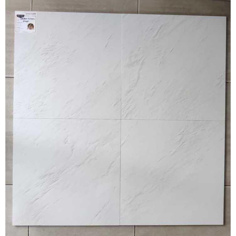 KERAMIK SUNPOWER 50X50 CALDERA BIANCA A keramik lantai 50x50 keramik lantai glossy keramik putih abu
