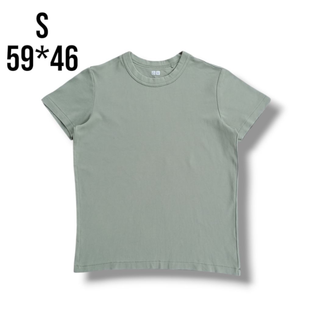 Ts Uniqlo Women Sage Green