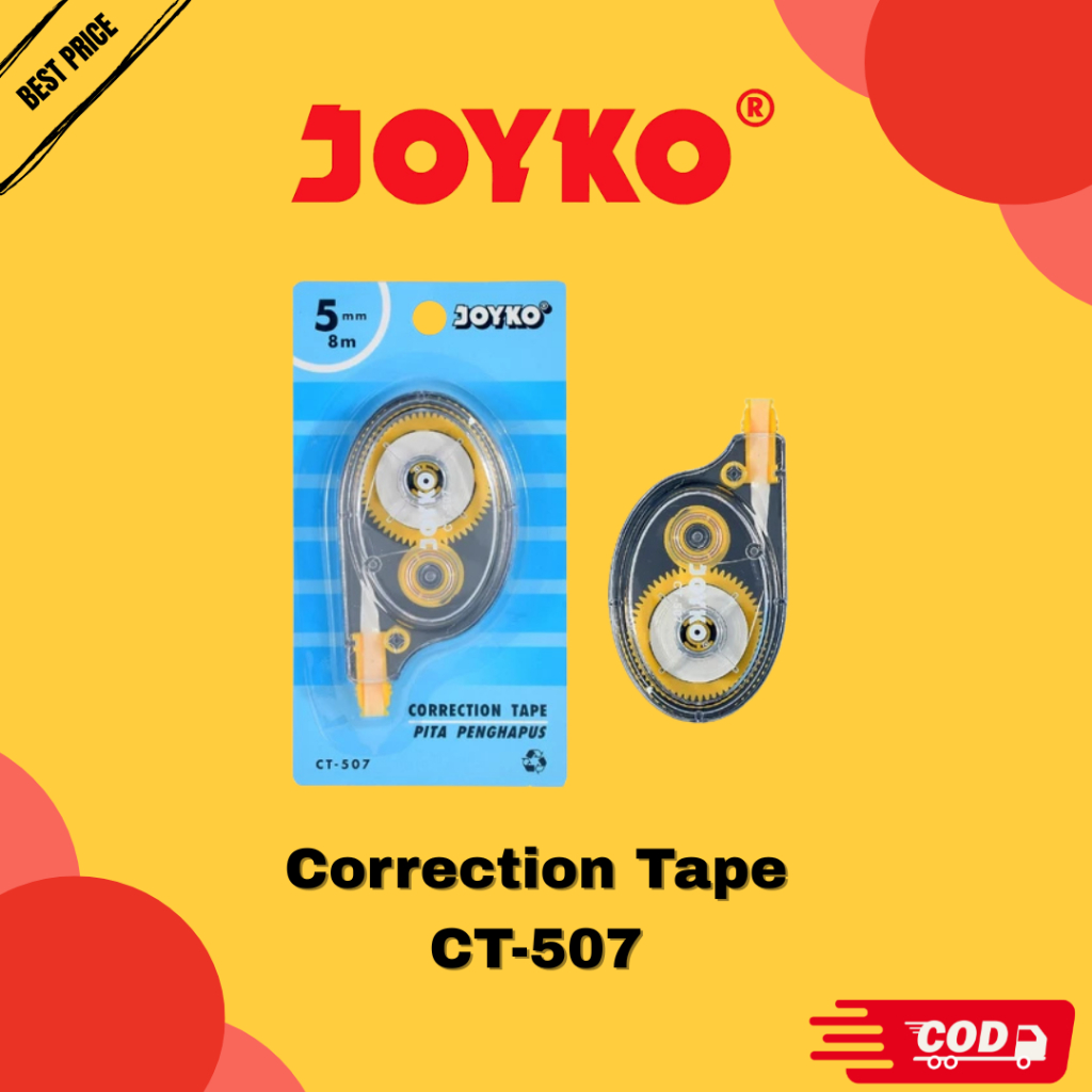 Joyko Correction Tape Tipe X CT-507 Pita Koreksi Tipe X Kering