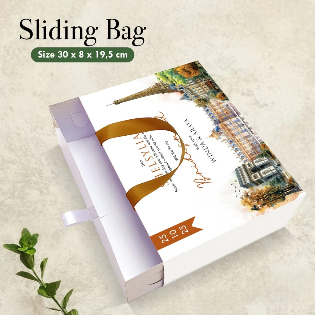 SLIDING BOX PERNIKAHAN - INNER BOX BRIDESMAID - SLIDING BAG READY STOCK SATUAN