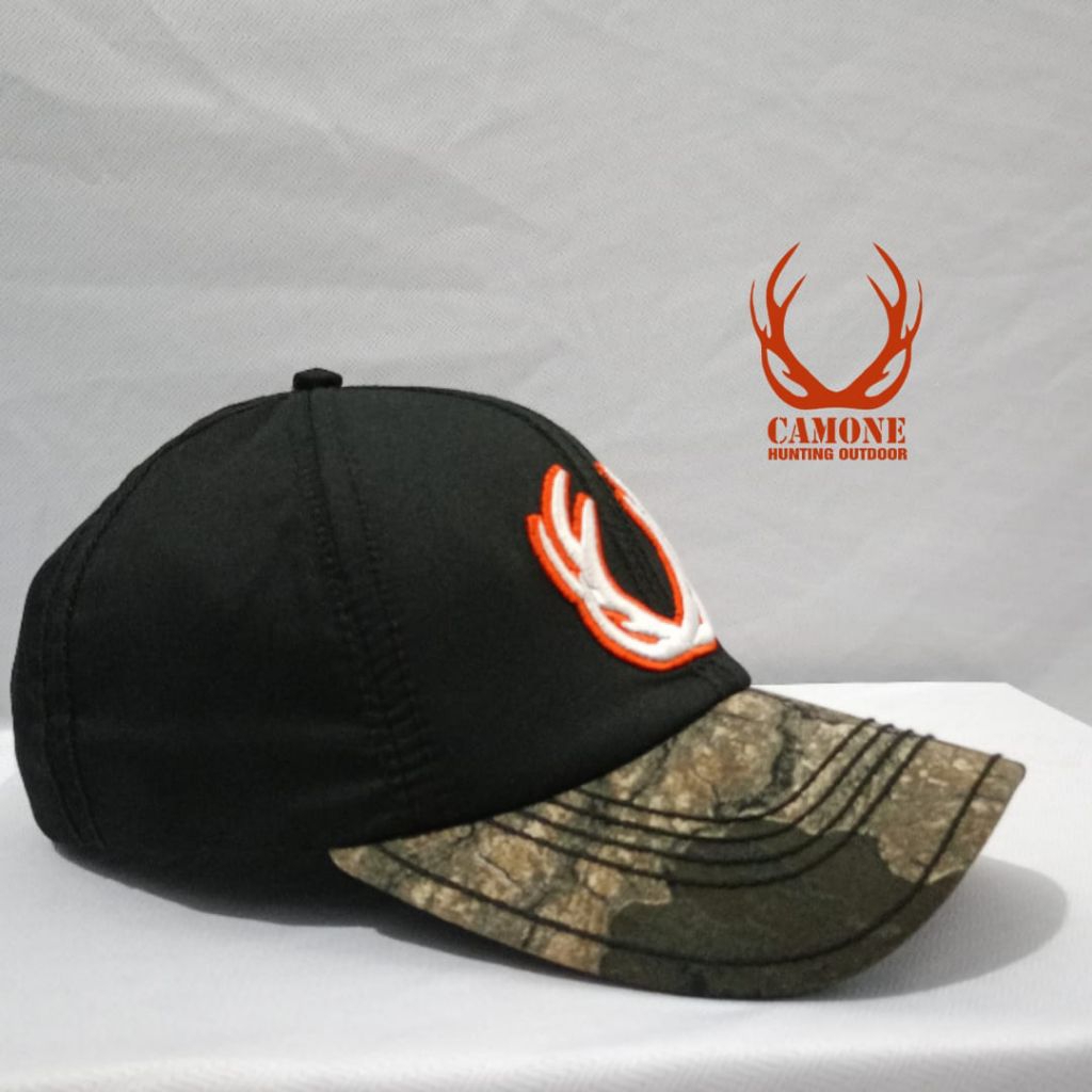 Topi baseball black camo