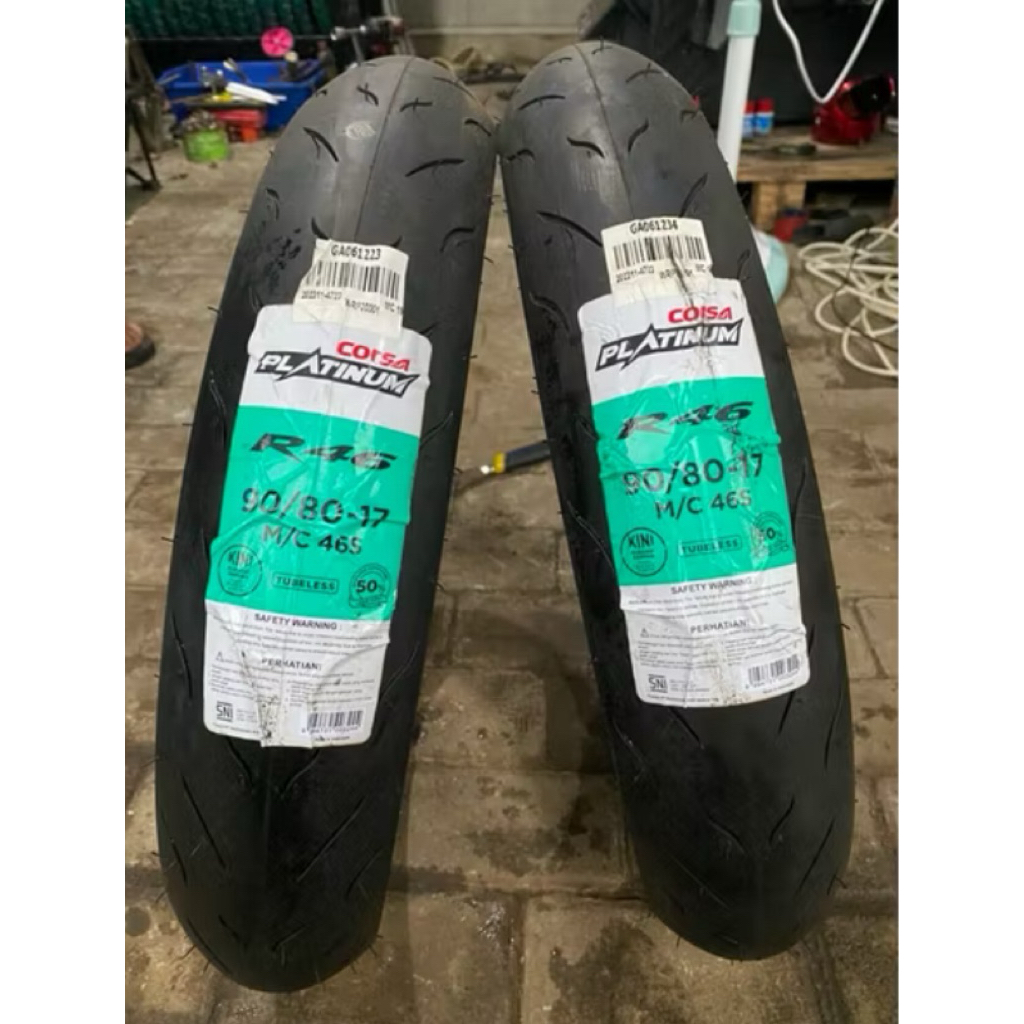 BAN LUAR CORSA R46 TUBELESS SOFT COMPOUND BAN DONAT 90 80 14 100 80 14 90 80 17