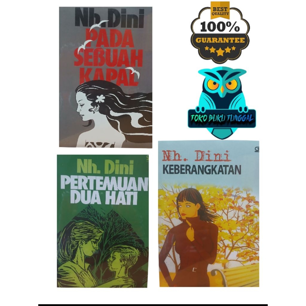 BUKU NH.DINI PADA SEBUAH KAPAL NH DINI PERTEMUAN DUA HATI NH.DINI KEBERANGKATAN