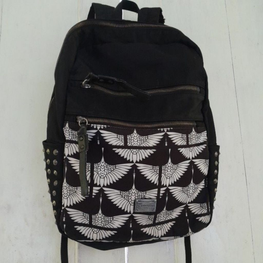 Ransel Branded SFIORENTINO nilon mix kulit preloved