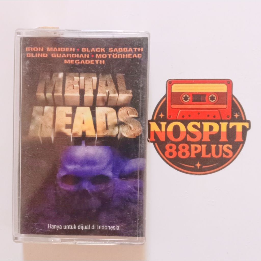 Kaset Pita Metal Heads – Kompilasi Iron Maiden, Megadeth, Black Sabbath, Blind Guardian, Motorhead (