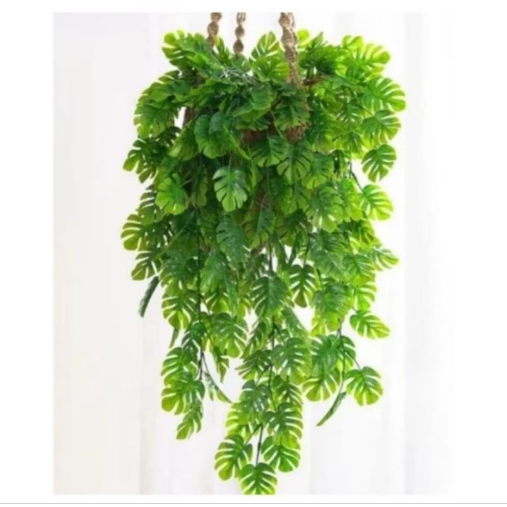 BUNGA HIAS BUNGA GANTUNG MOSTRA BUNGA PLASTIK BUNGA ARTIFICIAL DEKORASI RUMAH