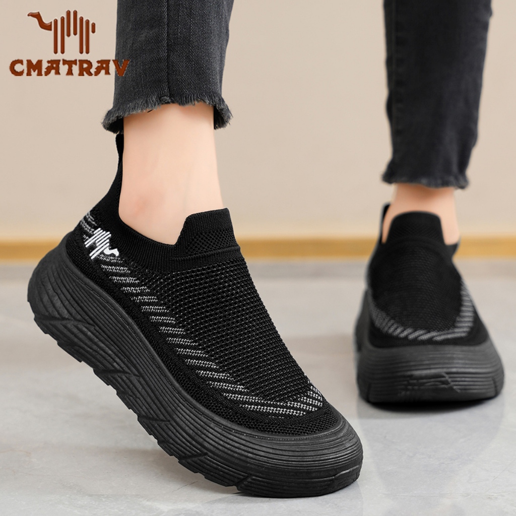 CMATRAV Sepatu Wanita Sneakers Wanita Sepatu Olahraga Wanita Bernapas Sepatu Jalan Santai Running Sh