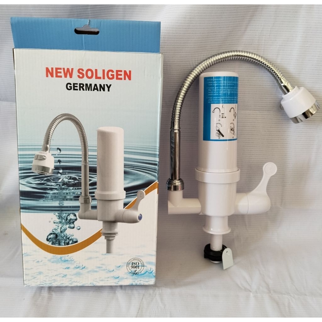 Kran Angsa Fleksibel Soligen dengan Filter Air