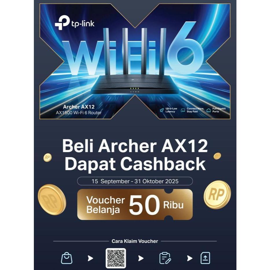 Tp-Link Archer AX12 AX1500 Wi-Fi 6 Router Tp-Link Archer AX12