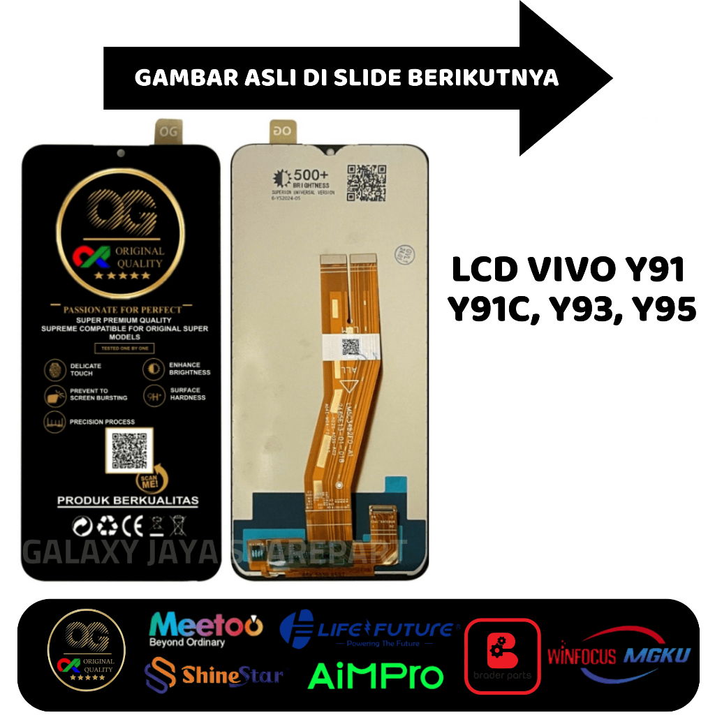 LCD VIVO Y93 Y91 Y91C Y95 + TOUCHSCREEN SATU SET