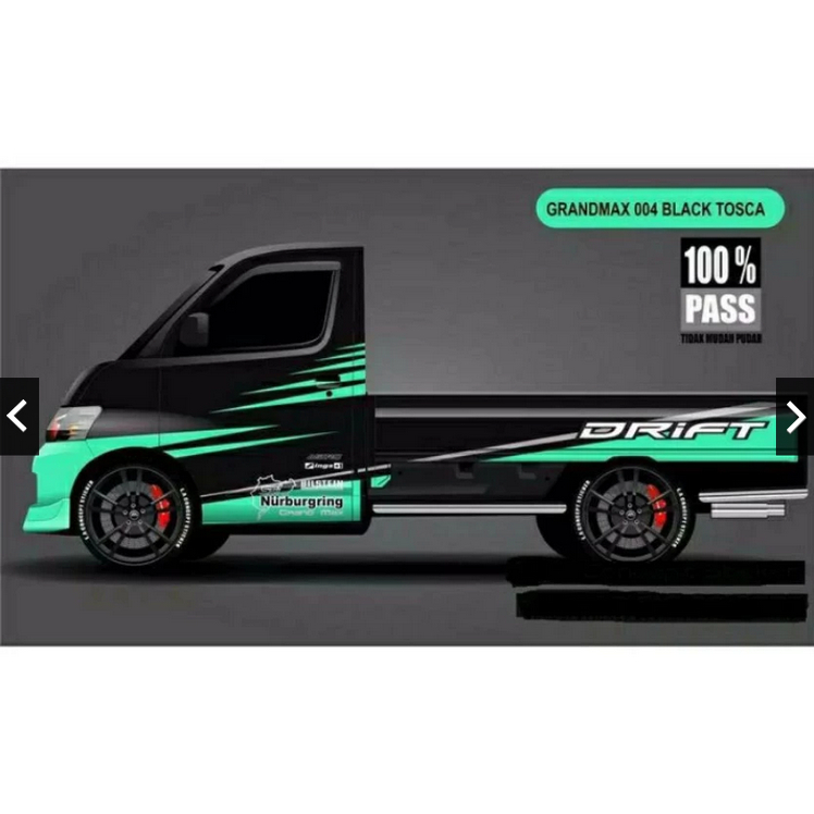 Stiker mobil pick up Suzuki grand max terbaru stiker cutting mobil pick grand max terkeren