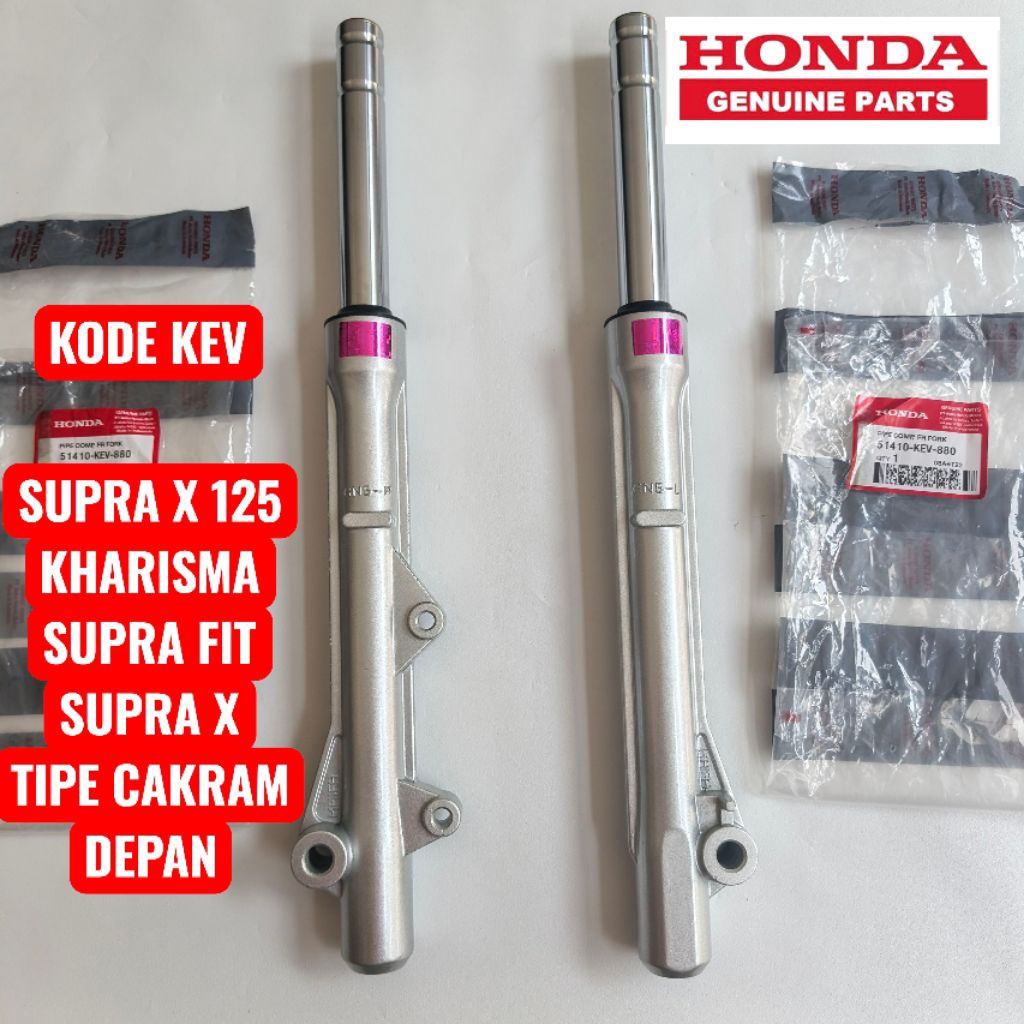 As Shock + Tabung  Kode KEV Cakram Honda Supra fit, Supra x, Supra xx, Supra 100