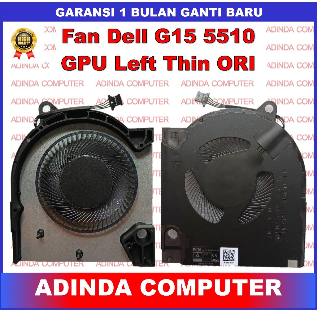 Fan Dell G15 5510 G15 5511 G15 5515 RTX3050 RTX3060 RTX3070 GPU ORI