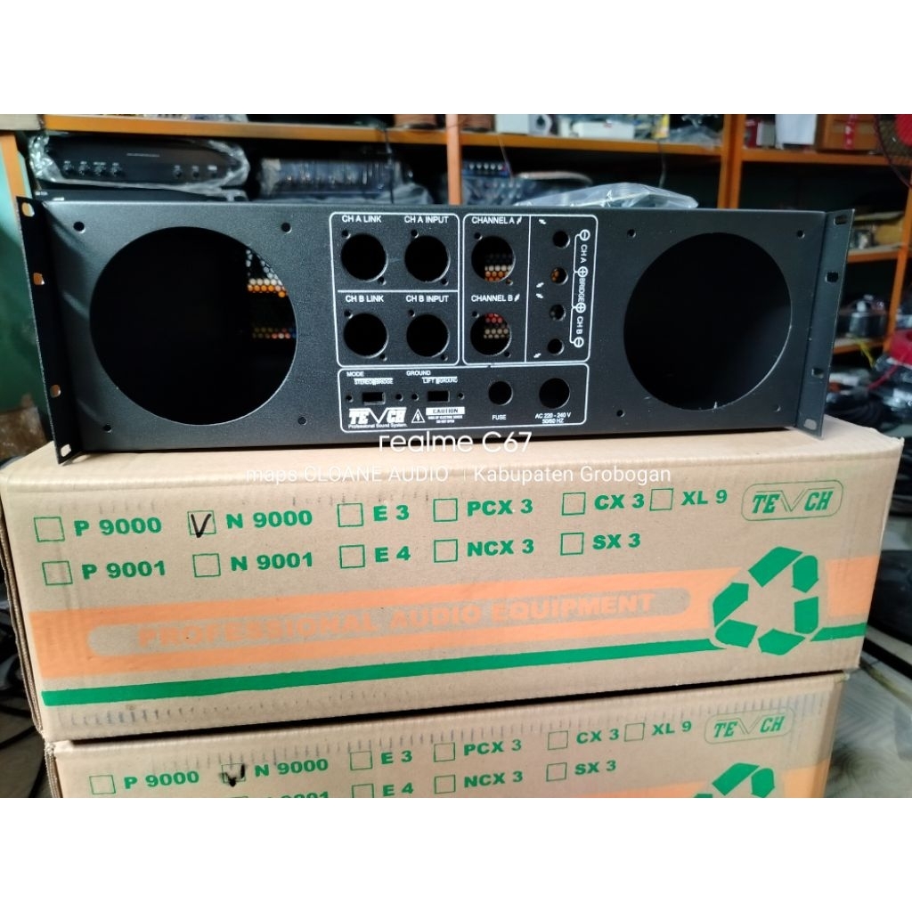 Box power n9000+knop pcb
