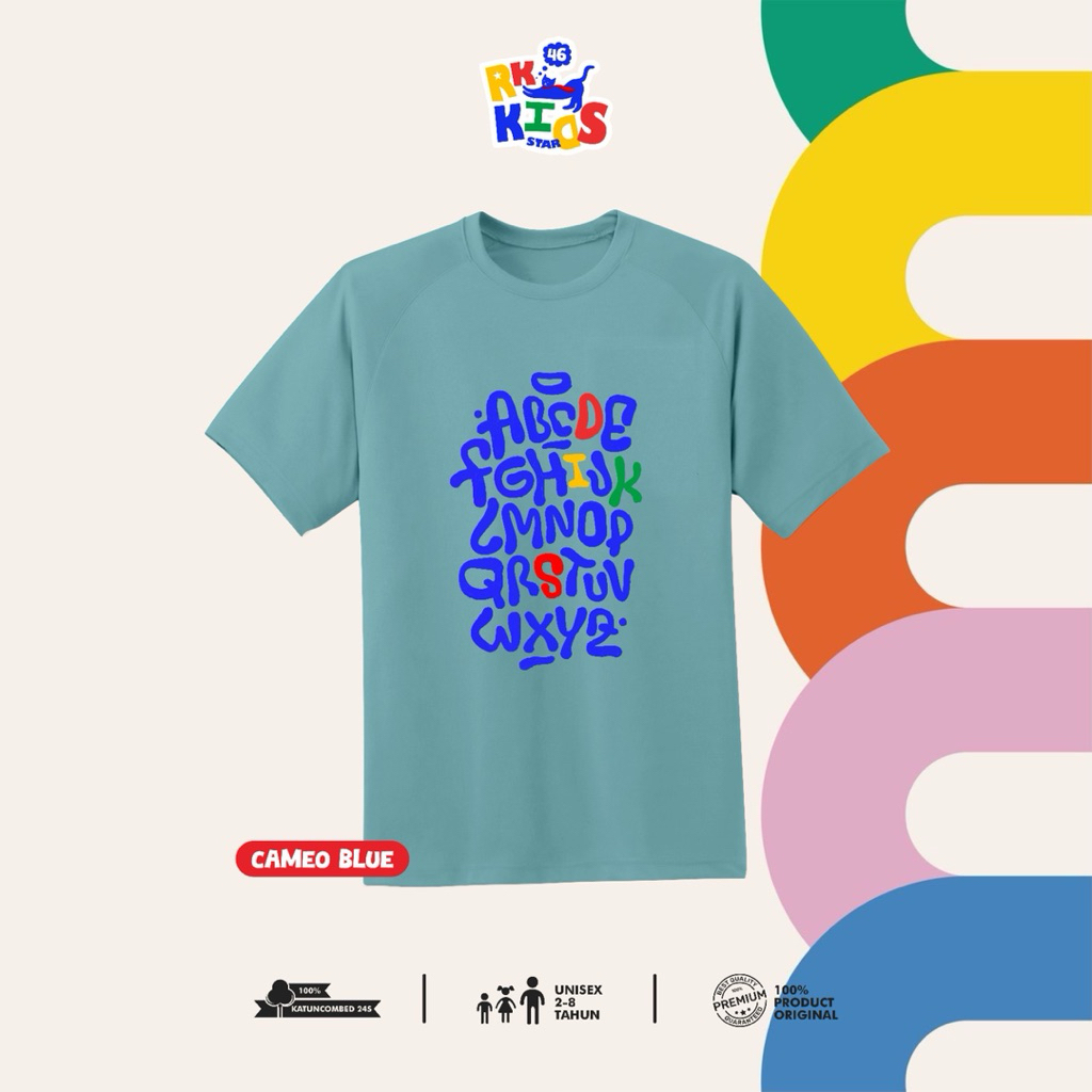 kaos anak custom combed24s