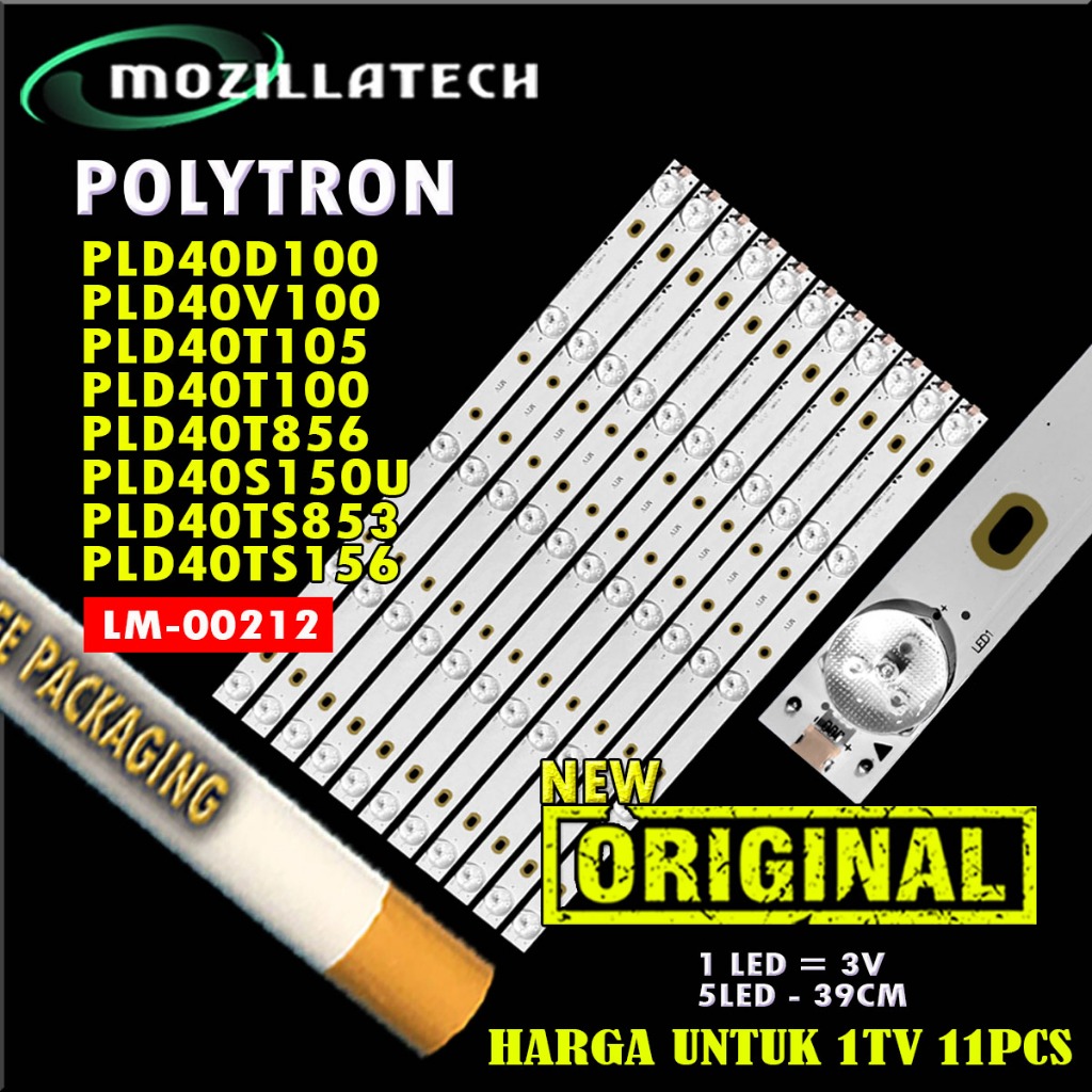 BACKLIGHT TV LED POLYTRON PLD40D100 PLD40V100 PLD40T105 PLD40T100 PLD40T856 PLD40S150U PLD40TS853