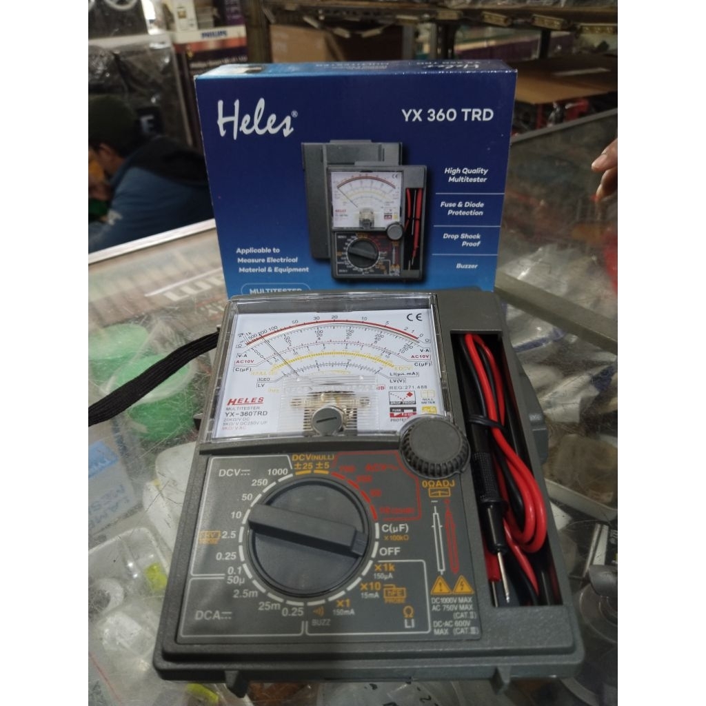 AVO METER ANALOG / AVO METER MULTITESTER HELES YX 360 TRD