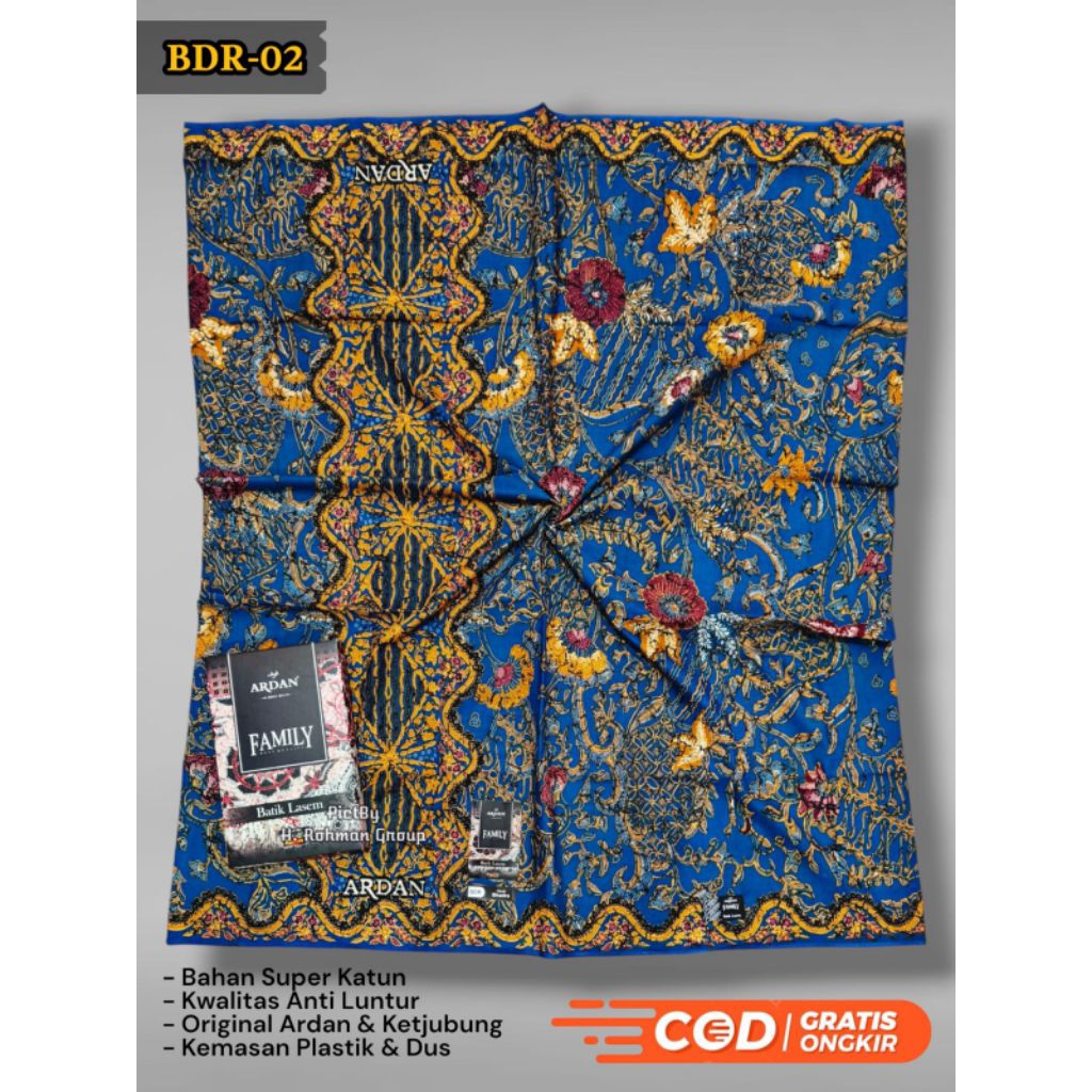 Sarung Ardan Batik Lasem Original Terbaru 2025 | Sarung Ardan Batik Briliant Family Full Printing Ta