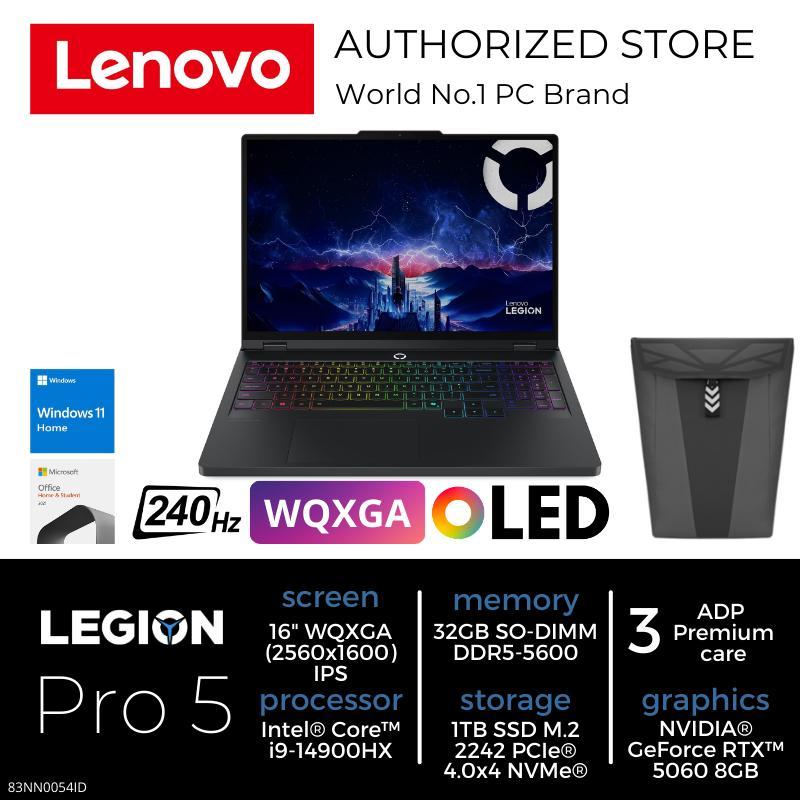 LENOVO LEGION 5 PRO I9 14900HX 32GB 1TB RTX5060 16" WQXGA IPS W11 OHS