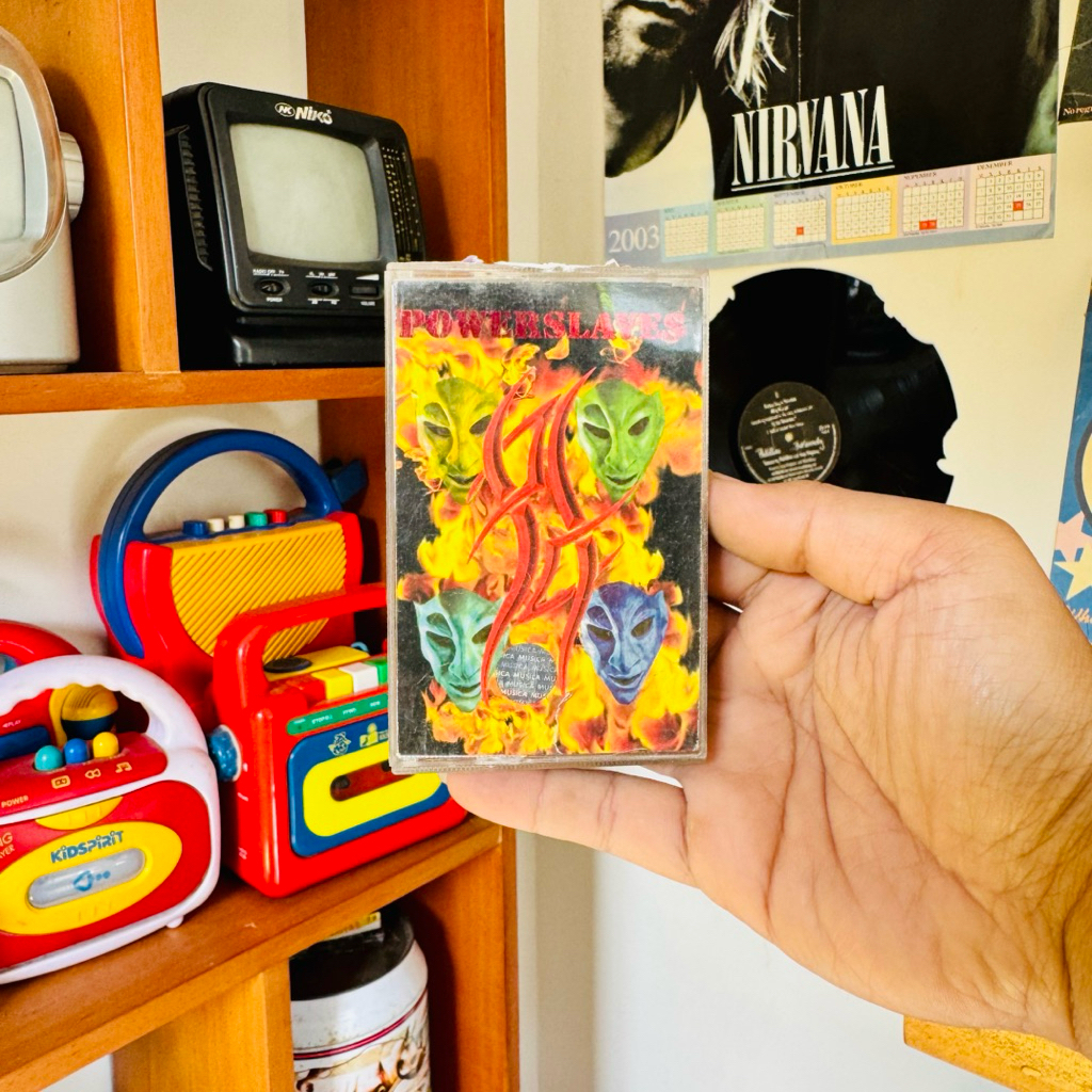 Kaset Pita / Tape / Walkman Powerslaves Original 100% Berfungsi / Tested Indonesia Luar Campur