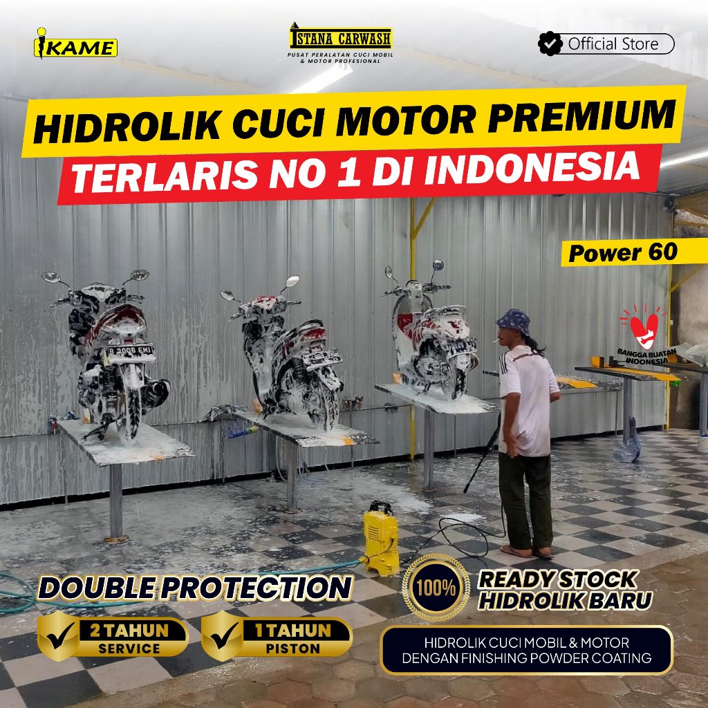 Hidrolik Motor / Hidrolik Cuci Motor / Hidrolik Steam Motor Ikame Power 60