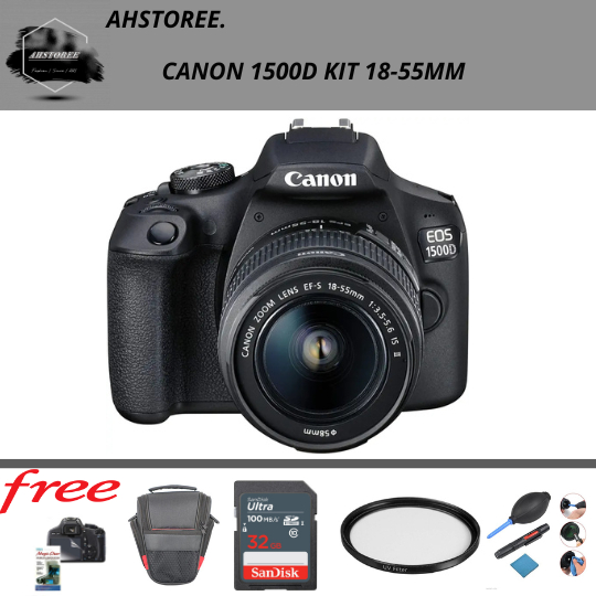 Kamera Canon 1500D kit 18-55mm IS II CANON EOS 1500 D Kamera DSLR WIFI